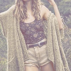 🌞New! FREE PEOPLE Paisley boho Bodysuit NWT